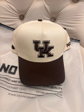 Kentucky Wildcats No Rivals Espresso Snapback Hat Cream Brown NCAA Adjustable